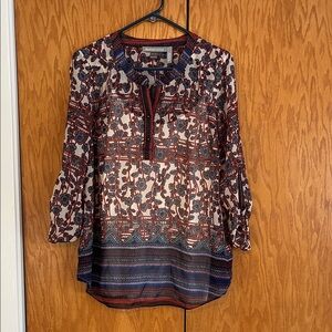 Daniel Rainn Multicolor Floral Maternity Blouse